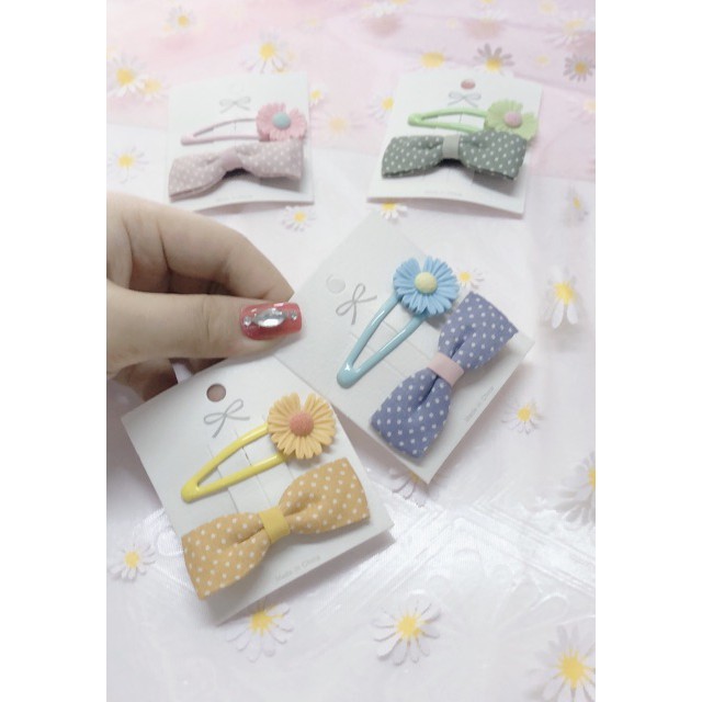 Set 2 ghim cute mẫu hottrend nhất shopee
