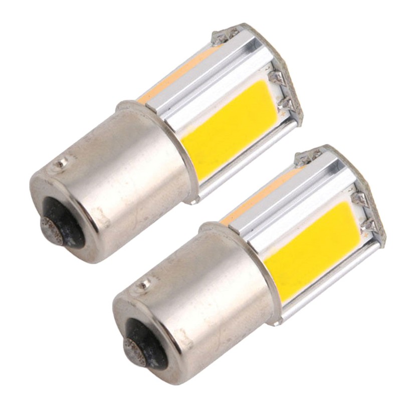 Set 2 Đèn Led Tín Hiệu 12V 1157 4 Cob Chuyên Dụng Cho Xe Hơi