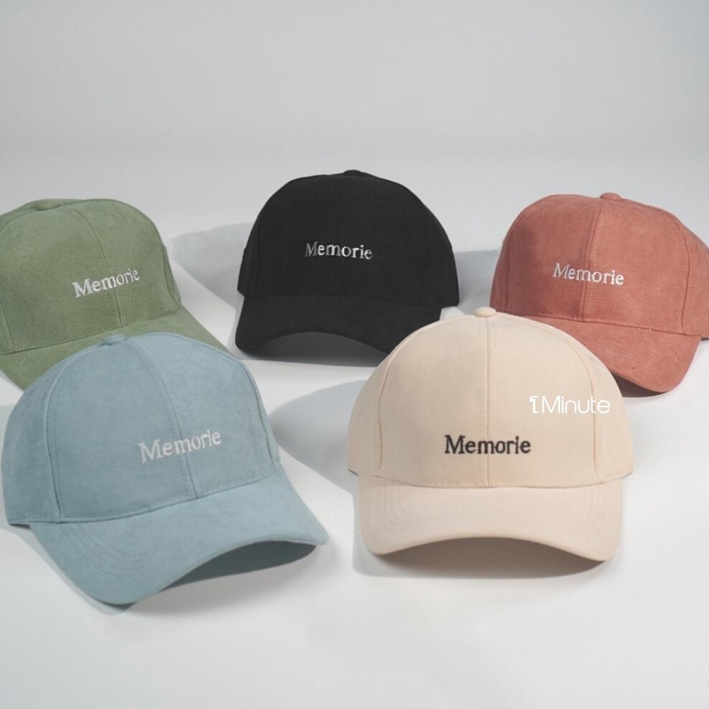 Mũ lưỡi trai - Nón kết thêu chữ Memorie phong cách Ulzzang form unisex nam nữ