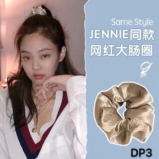 Dây buộc tóc Scrunchie Jennie style màu pastel