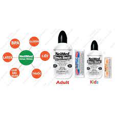 Thương hiệu: Muối Rửa Mũi Xoang Cát Linh Bộ dụng cụ rửa mũi XOANG CAT lINH Sinus Rinse Kit 30 Gói