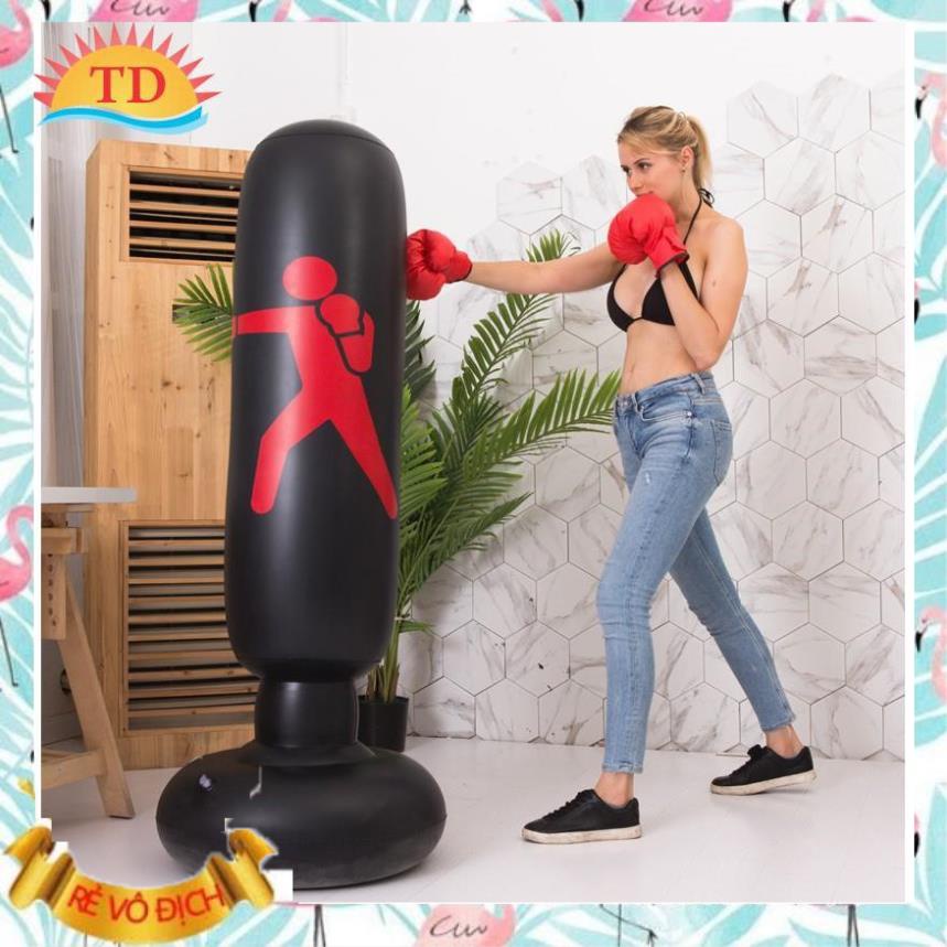 Trụ hơi boxing cao cấp xả stress, Trụ hơi đấm bốc tự cân bằng 1m6