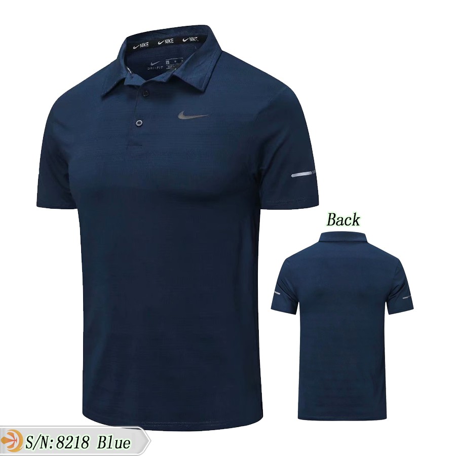 Nike Áo Thun Polo Tay Ngắn Chất Liệu Nhanh Khô Phong Cách Thể Thao Trẻ Trung