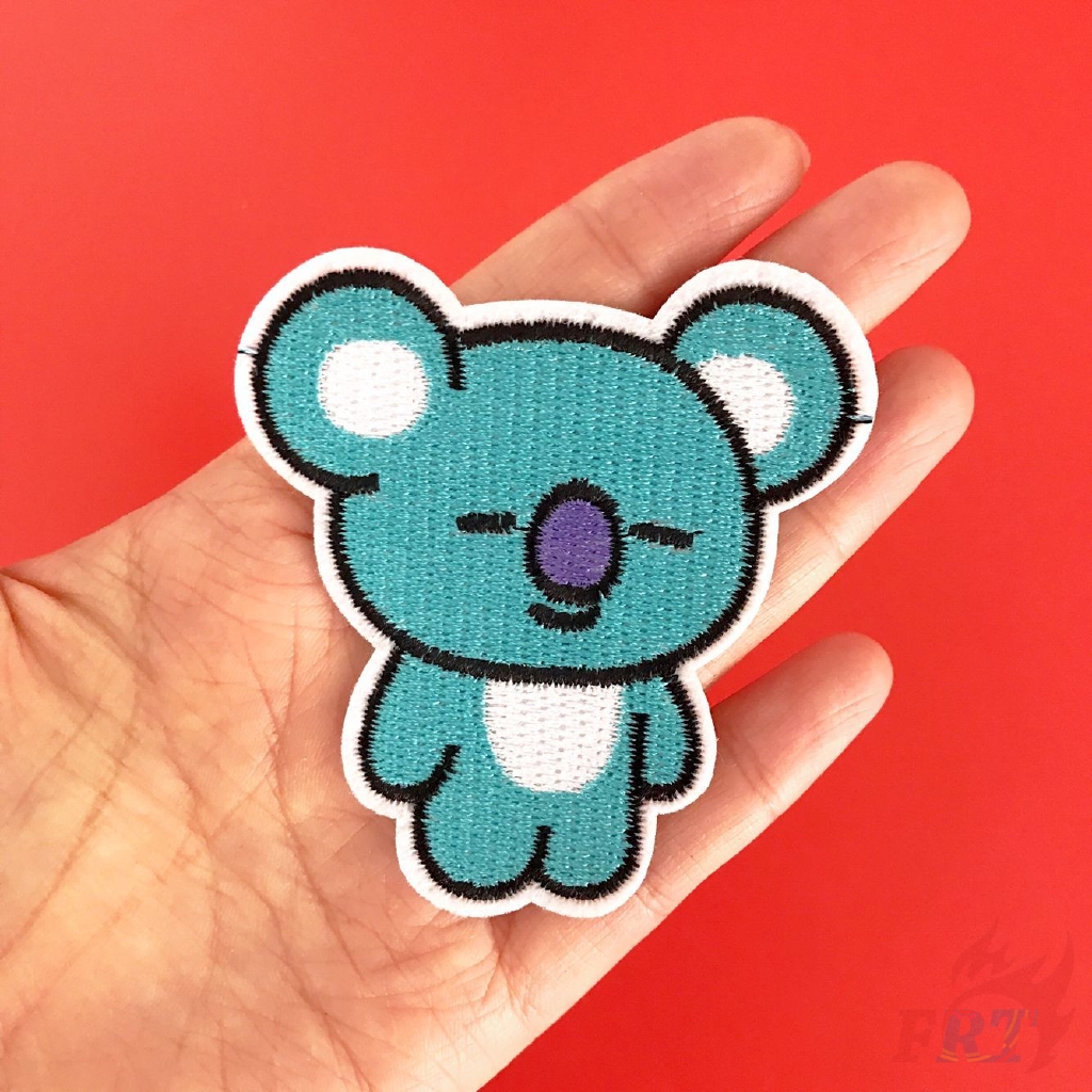 1 Sticker Ủi Thêu Hình Bts Bt21