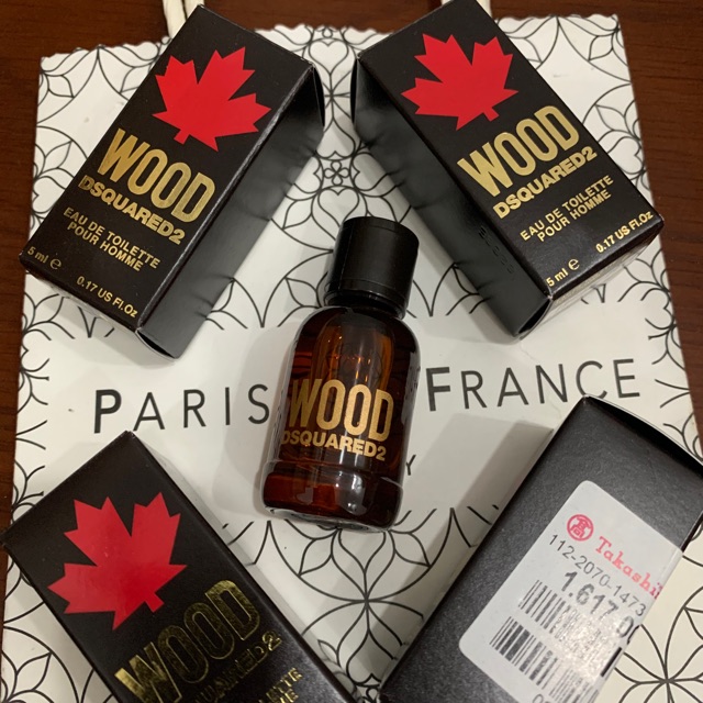 Nước hoa mini Dsquared2 Wood Pour Homme 5ml