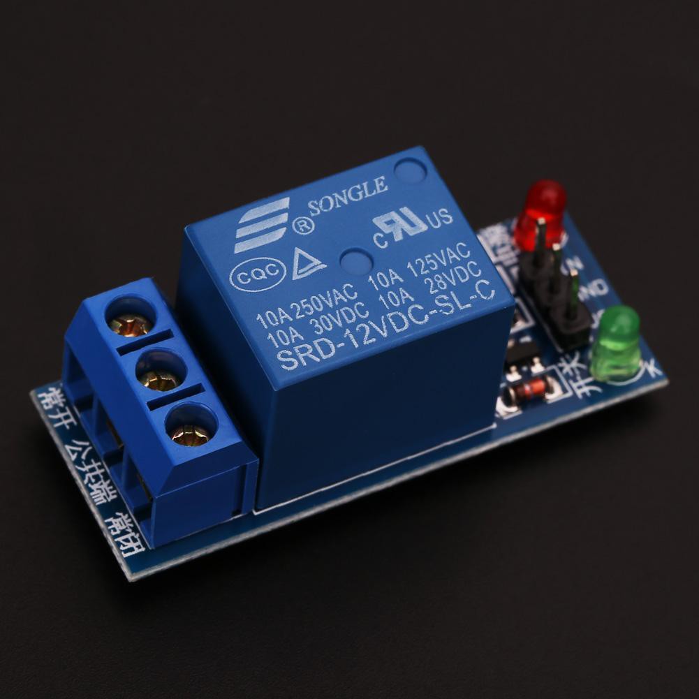 5Pcs 12V 1 Channel Relay Module Optocouple Board Shield