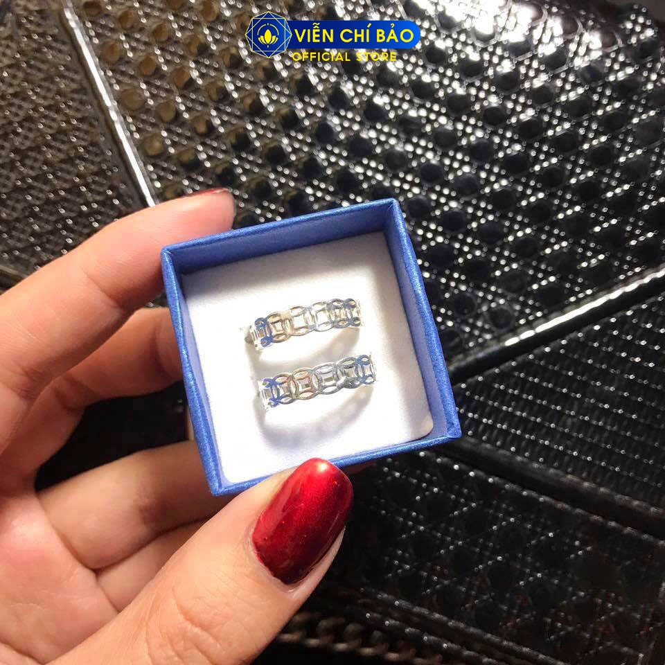 Nhẫn bạc nữ kim tiền may mắn chất liệu bạc 925 thời trang phụ kiện trang sức nữ thương hiệu Viễn Chí Bảo N400105