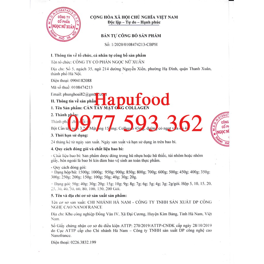 Cần Tây Mật Ong Collagen chính hãng - Bột cần tây giảm cân, đẹp da, chống lão hóa - HapuFood | BigBuy360 - bigbuy360.vn