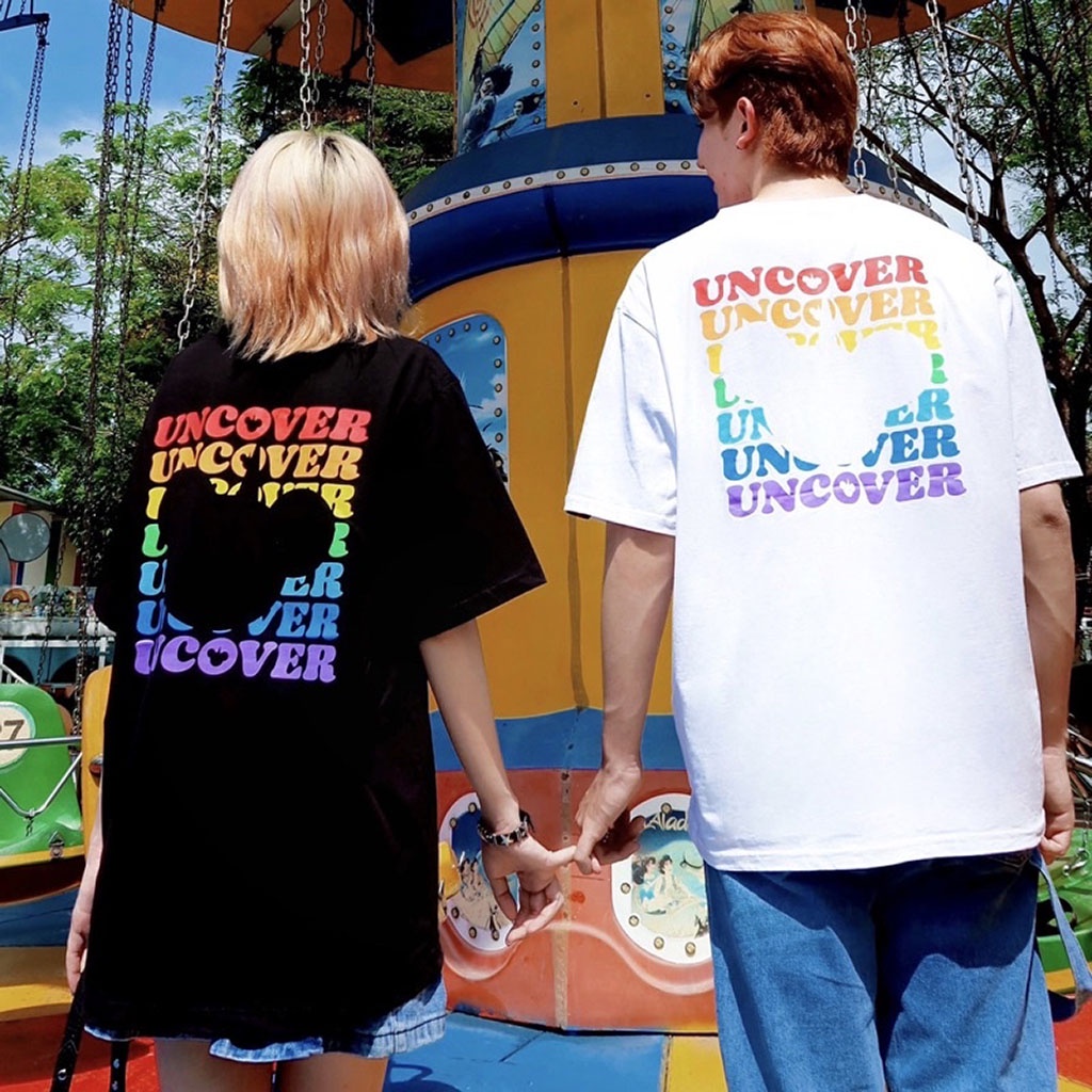 Áo Thun Nam Nữ UNCOVER Form Rộng Unisex - Kiểu áo form rộng tay lỡ Local Brand Leevin Store