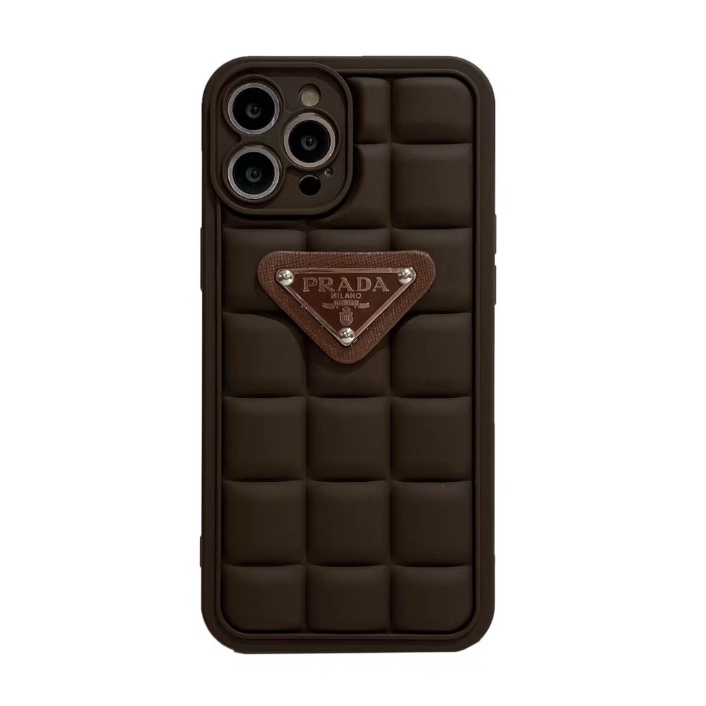 Ốp Điện Thoại Mềm Hình Vuông In Hình Gấu Nâu Cho iphone 14 14promax 13 pro max 12 pro max 11 pro max xs max xr x