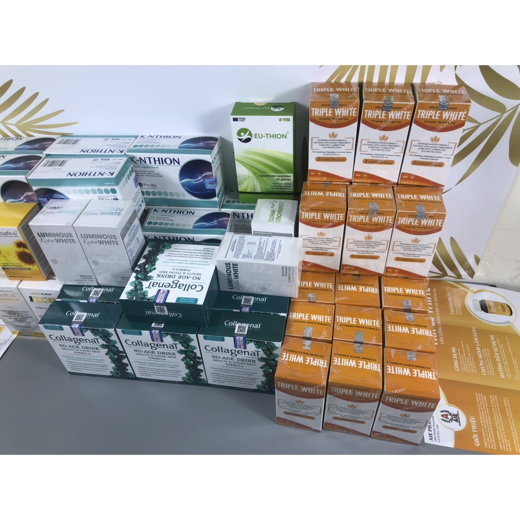 Triple White viên uống trắng da chống nắng nhập khẩu chính hãng Mỹ - Hộp 50 viên | BigBuy360 - bigbuy360.vn