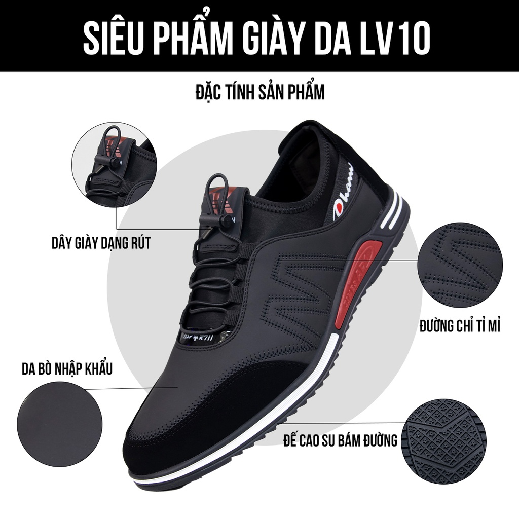 Giày thể thao nam, giày sneaker TIMAN LV10 đế êm vải thoáng khí bảo hành 1 năm