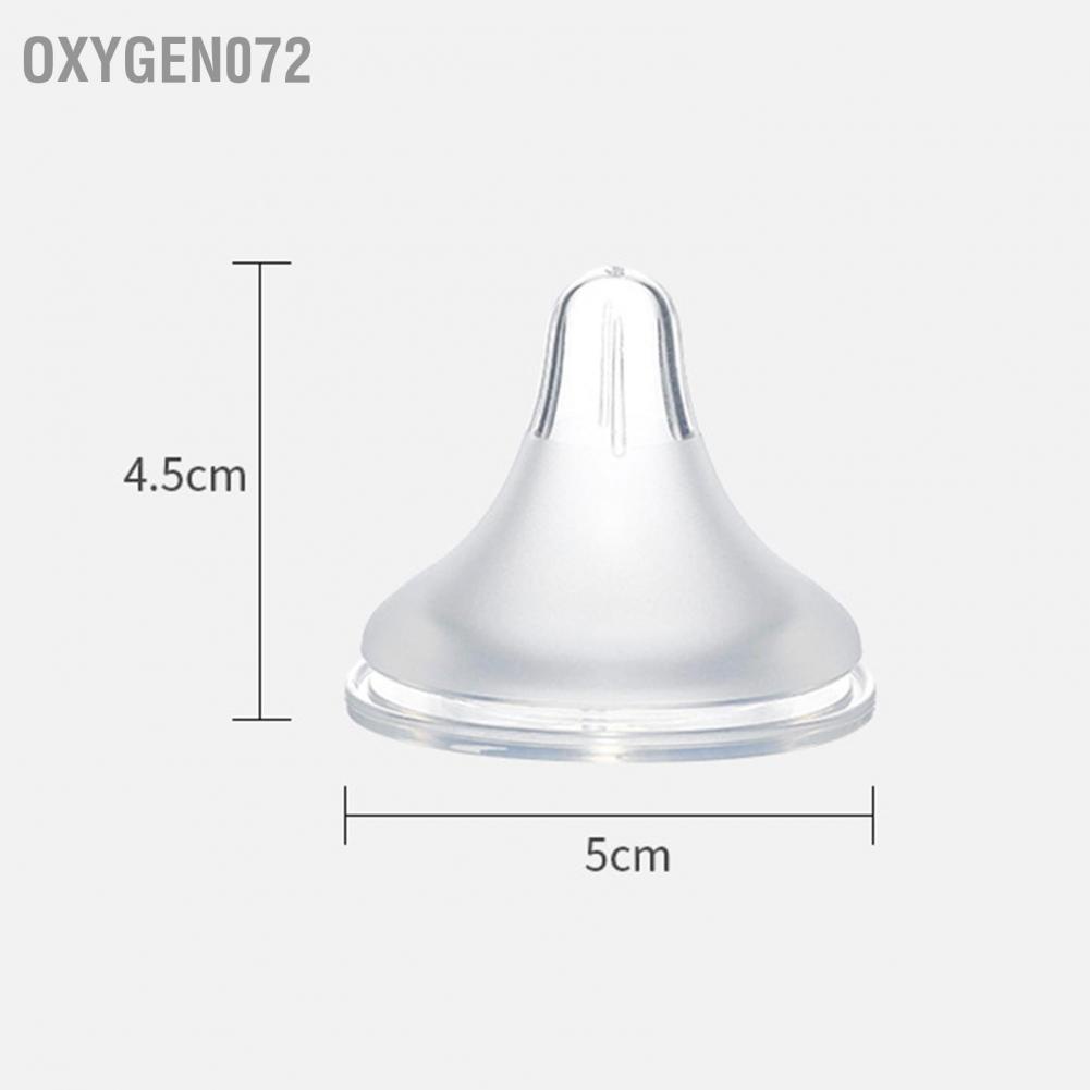 Oxygen072 Newborn Pacifier Soft Silicone Thickened Frosted Pacifiers for Breastfeeding Baby