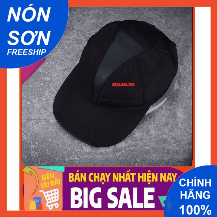Mũ Lưỡi Trai Nón Sơn Vải Dù Đen Phối Da Nhọn Chính Hãng Hàng Chuẩn Tem 7 Màu Thời Trang Cao Cấp Mới 2023
