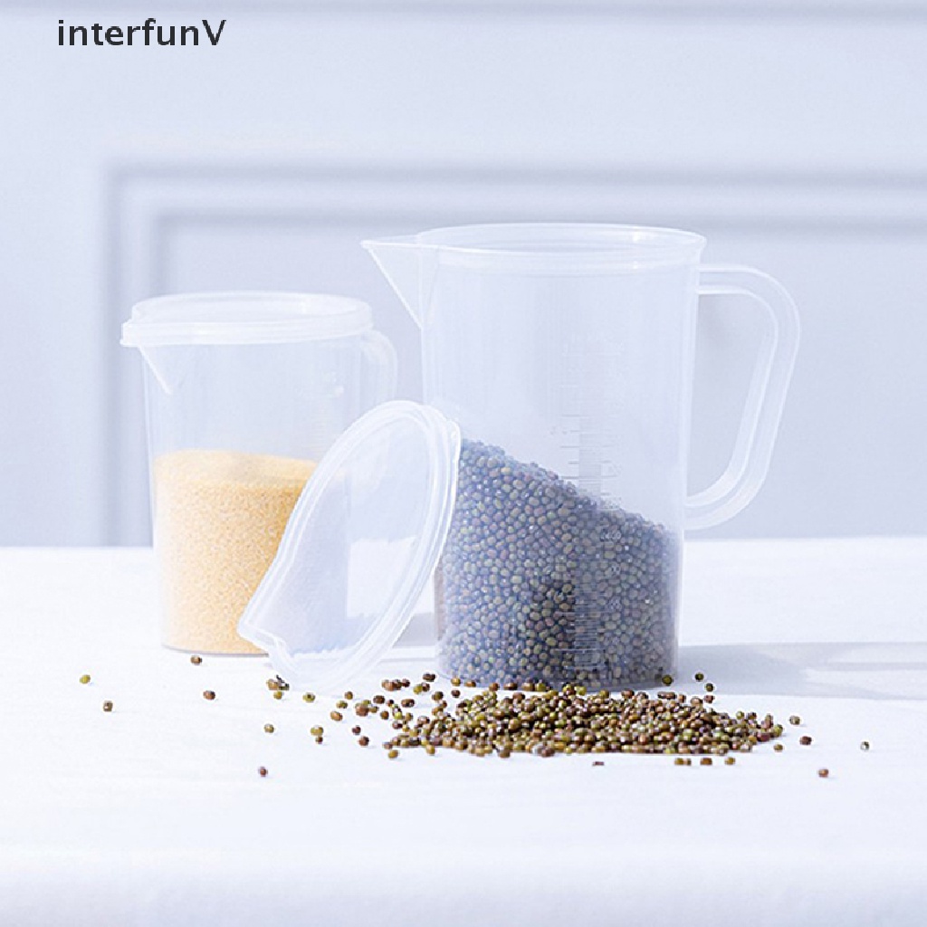 Cốc Đong Bằng Nhựa Có Tay Cầm Và Vỏ Bọc Dày Dặn Tiện Dụng Cho Nhà Bếp