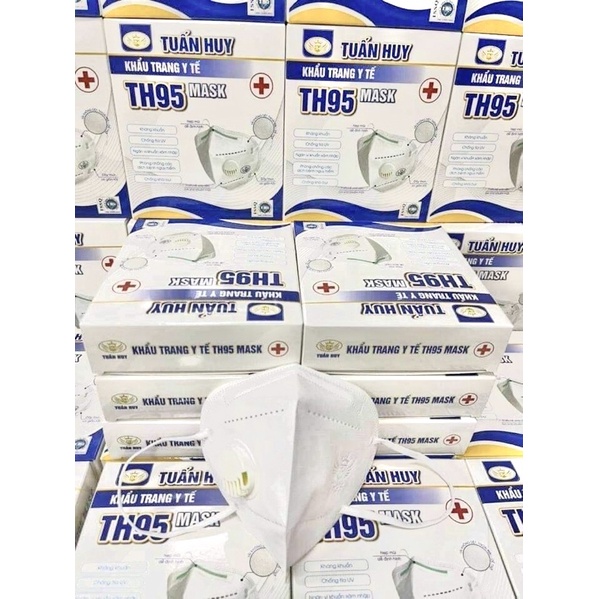 Khẩu trang Tuấn Huy - Tuấn Minh N95/Th95 - Kiểu có van và không van - Kháng bụi min và kháng khuẩn