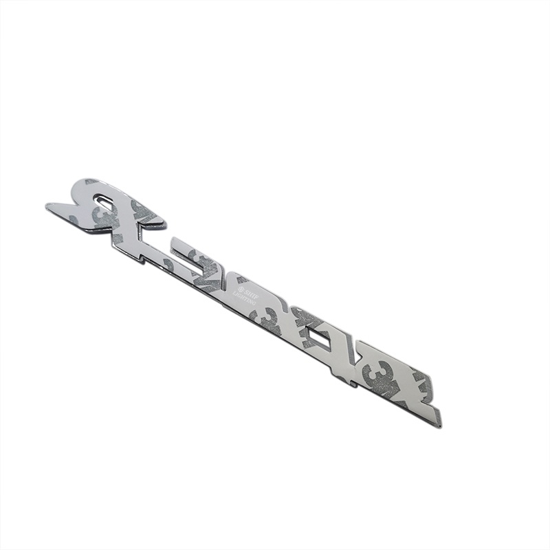 FENDER 1 Miếng Dán Logo Chữ R Bằng ABS Trang Trí Viền Xe Hơi Nissan Silvia SPEC R
