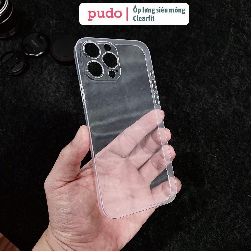 Ốp lưng lụa siêu mỏng 0.3mm trong suốt Clearfit 2022 cho iPhone 12/12pro/12promax/13/13pro/13promax