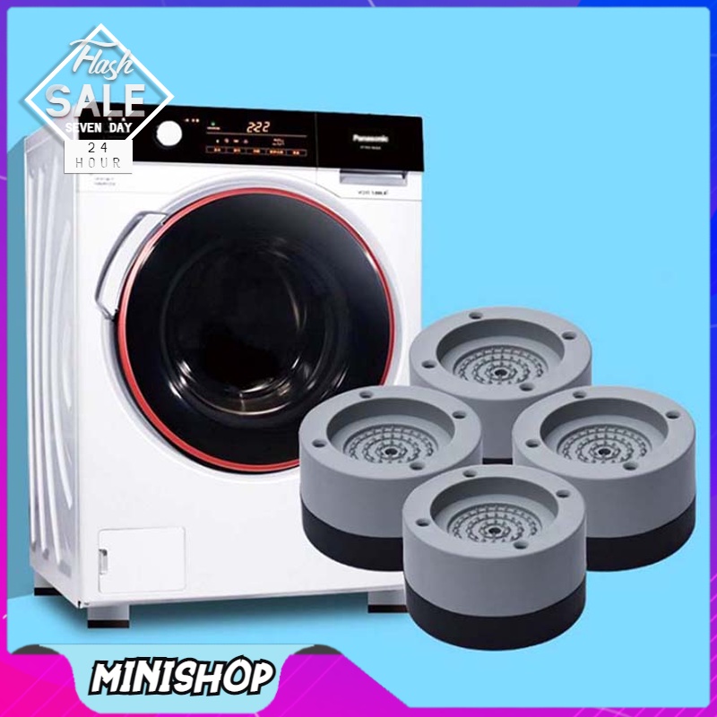 Bộ Chân Máy Giặt 4 Miếng Cao Su Chống Ồn Model MINISHOP H104