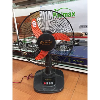 Quạt để bàn kẹp bình ắc quy 12v