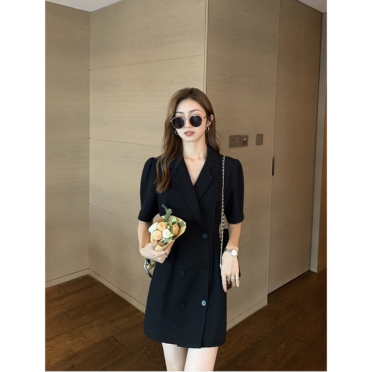 Váy Cổ Vest Tay Bồng Eclipse Clothing Chất Liệu Cao Cấp Form Đẹp Phong Cách Thanh Lịch Dịu Dàng - Phù Hợp Đi Làm Dạo Phố
