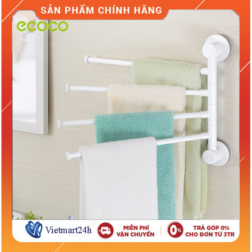 Giá treo khăn hít chân không xoay 180 độ ECOCO