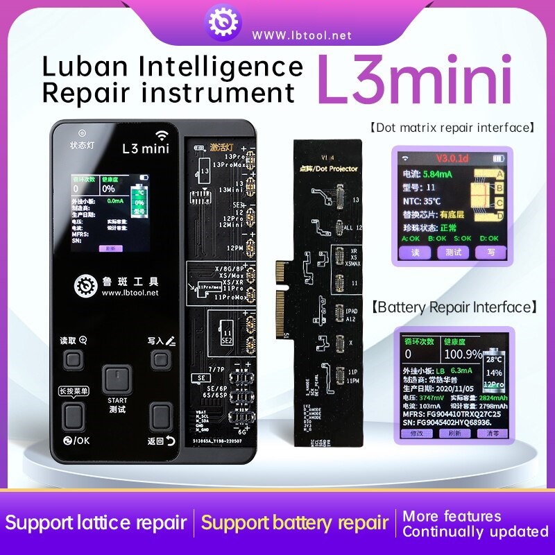 Box Luban L3 Mini Sửa Face ID - Fix Pin - Fix Camera - Fix Cáp Loa Trong