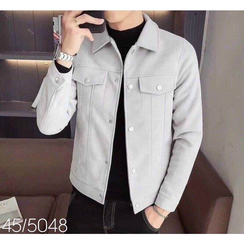 Áo da lộn QC cao cấp