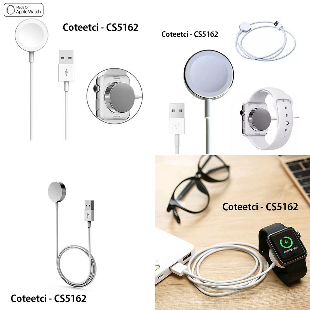 [GIÁ TỐT] DÂY CÁP SẠC NAM CHÂM APPLE WATCH COTETTCI CHÍNH HÃNG [NEW SALEOFF]