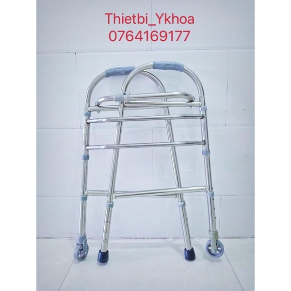 KHUNG TẬP ĐI CHO NGƯỜI GIÀ CÓ BÁNH XE (LOẠI TỐT)