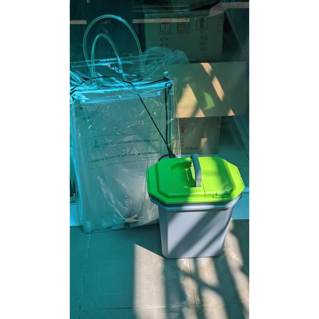 Máy bơm vệ sinh máy lạnh dễ dàng nhất, máy bơm vệ sinh máy lạnh Kingpump Green Gaint