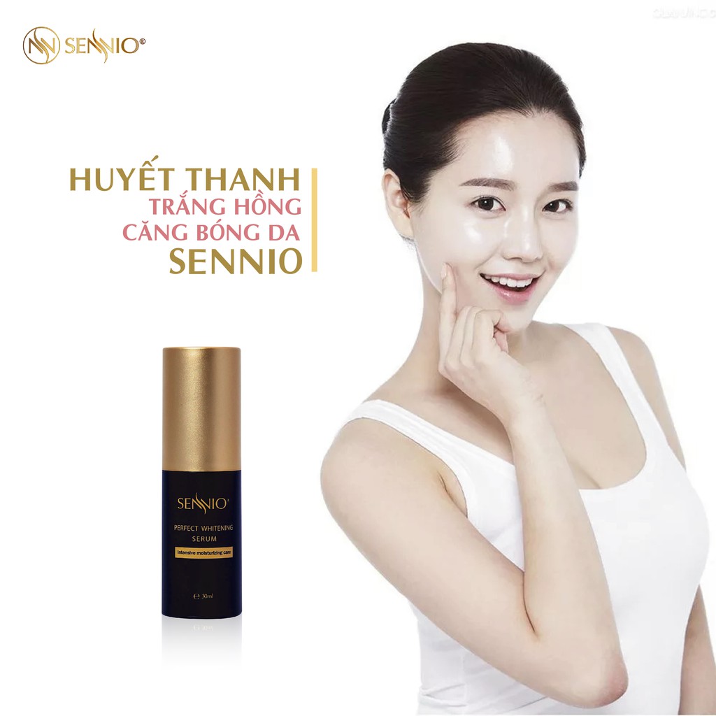 [HÀNG NHẬP KHẨU HÀN QUỐC] Serum Trắng Hồng Căng Bóng Da SENNIO - SENNIO Perfect Whitening 30ml