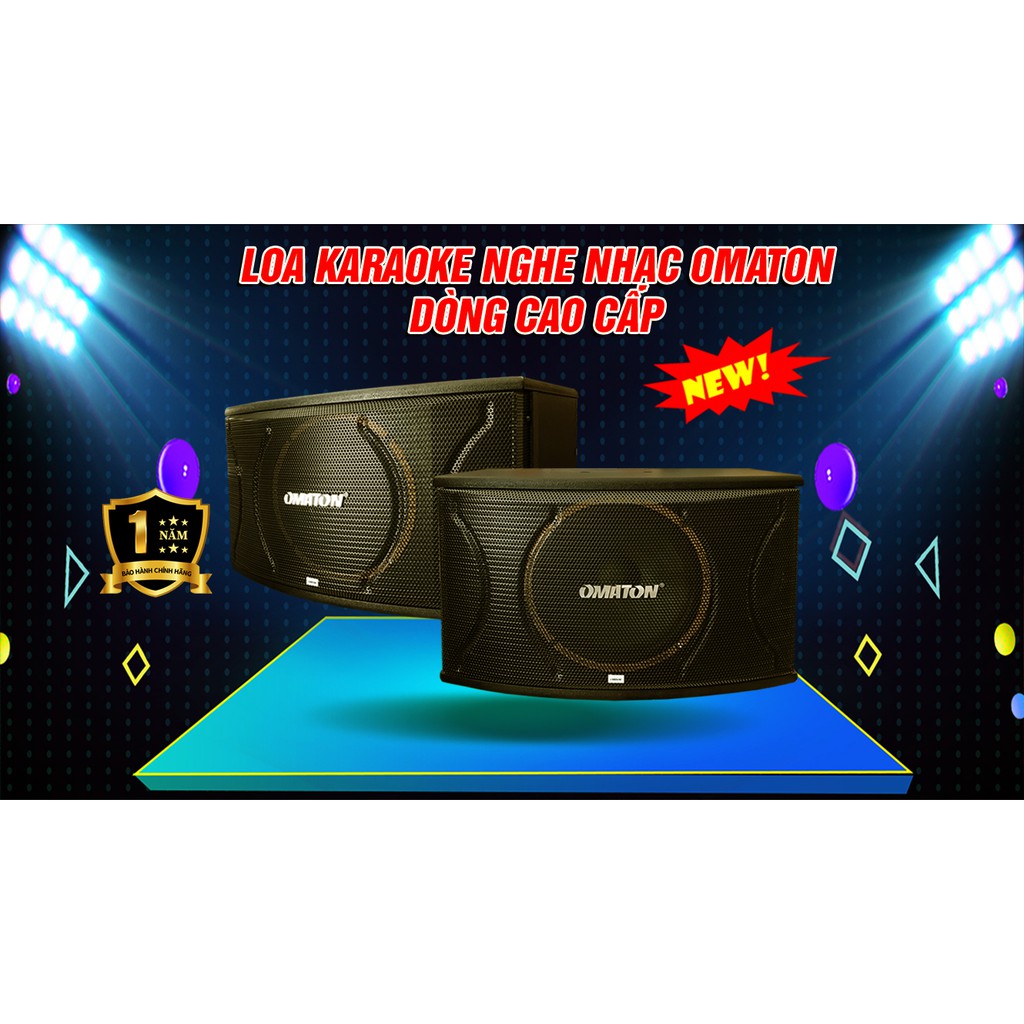 Loa Karaoke , Loa nghe nhạc , Loa Treo Tường Omaton P-748 deluxe Bass 2,5 Tấc Từ Đôi Dòng Cao Cấp Cực Hay