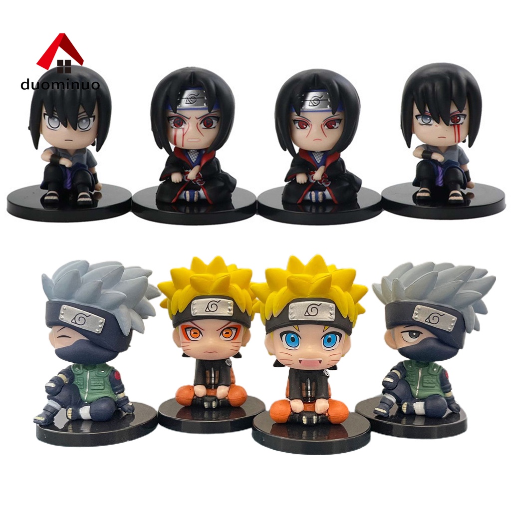 DNM Bộ 4 Mô Hình Nhân Vật Anime Uzumaki Naruto Hatake Kakashi