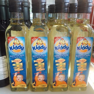 Dầu ăn Kiddy dinh dưỡng cá hồi cho bé chai 250ml