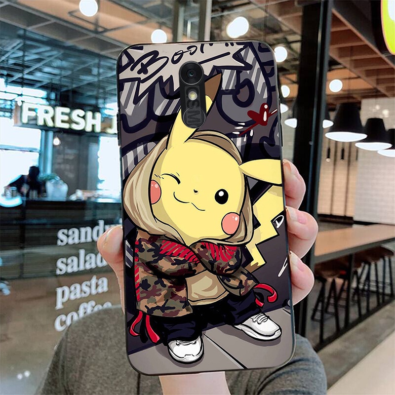 Ốp lưng Bằng Silicone TPU In Hình Gấu Cho LG Q7/Q8 2017 2018/Q9 2018/ LG Q7 Plus