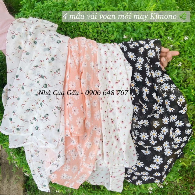 Kimono voan hoa đi biển cực xinh