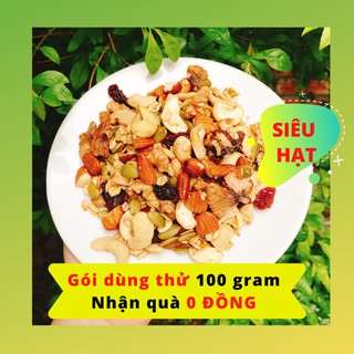 Granola [DATE MỚI] 💥 Ngũ Cốc Ăn Kiêng Không Đường 💥 Hạt Ngũ Cốc Granola Cao Cấp 100g  ✔️ Ăn Sáng/ Ăn Liền ✔️