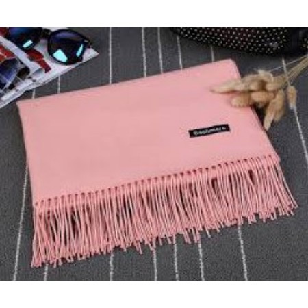 Khăn cashmere hồng 80x180cm THYTHY STORE