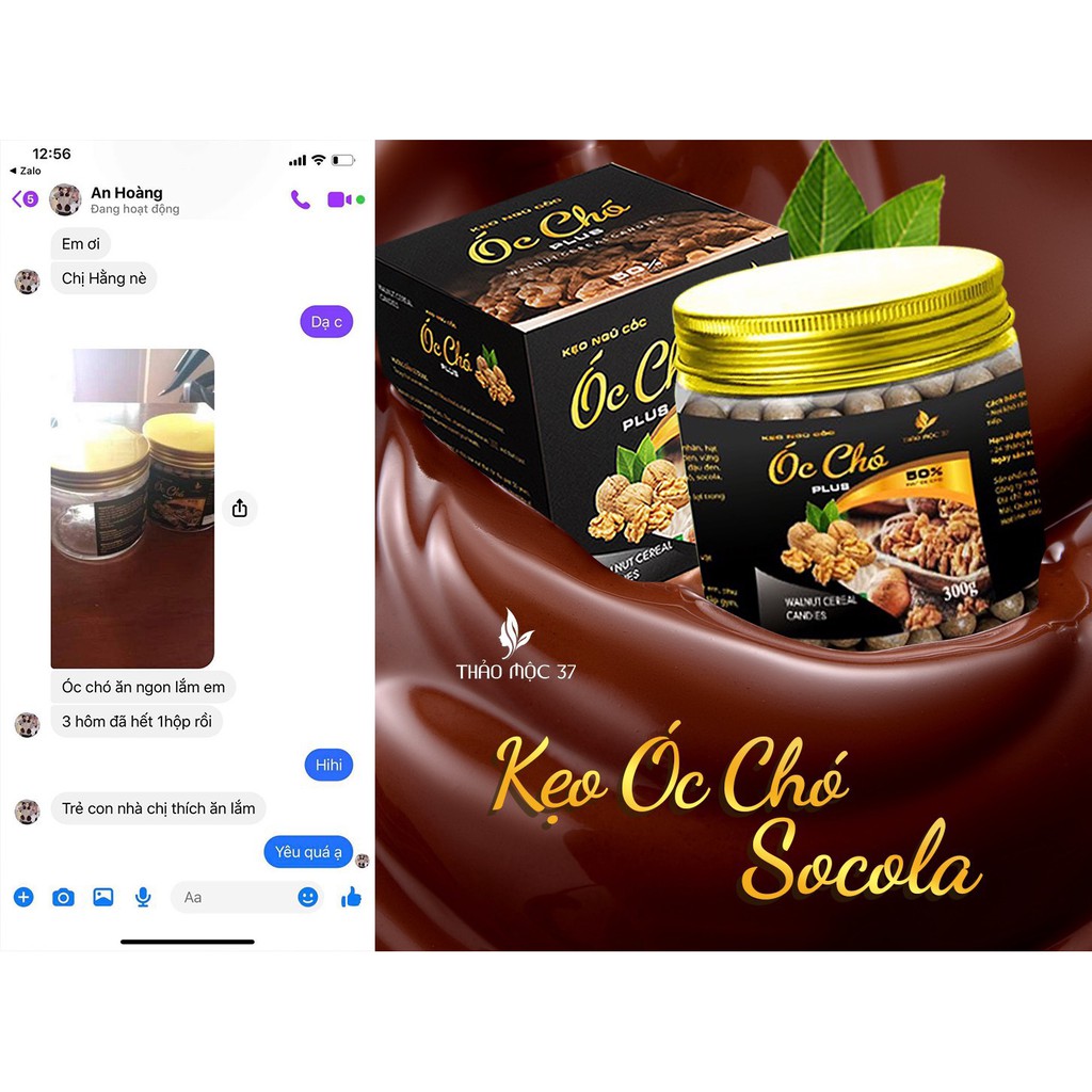 Kẹo Ngủ Cốc ÓC CHÓ PLUS Thảo Mọc 37-chính hãng