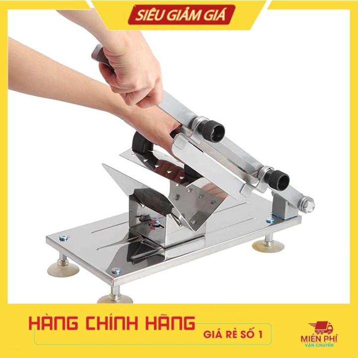 Máy cắt, thái thịt đông lạnh - chất liệu Inox , không han gỉ