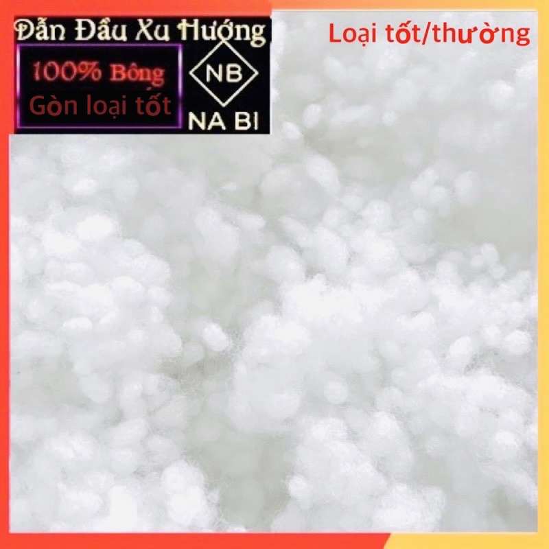 Bông gòn bi hàng việt nam dùng nhồi gối gấu bông sản phẩm handmade sản phẩm bằng len bông gòn nhồi gối thảo dược giá rẻ