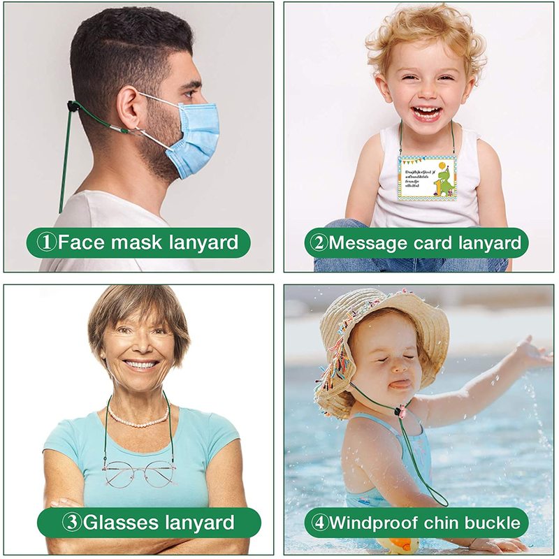 Dây đeo khẩu trang với kẹp hoạt hình dễ thương có thể điều chỉnh cho trẻ em
