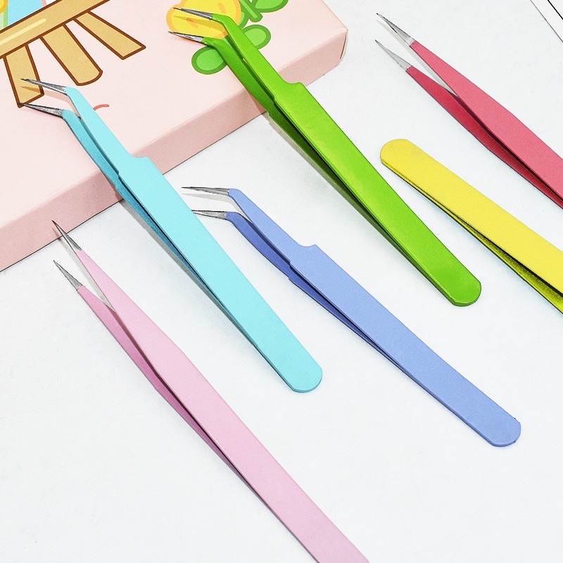 Set 3 nhíp gắp và dao rọc sticker tiện lợi