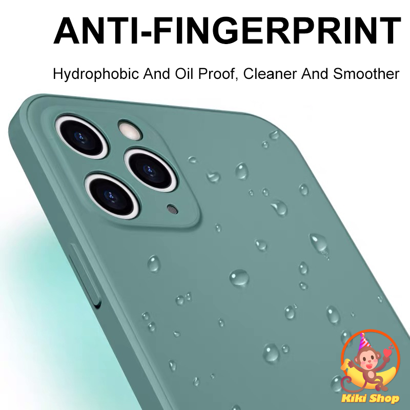 Ốp điện thoại TPU mềm màu trơn thiết kế đơn giản cho Iphone 12 11 Pro Max X Xs Max Xr Phone 8 7 Anti-Fingerprint Soft Silicone Cover