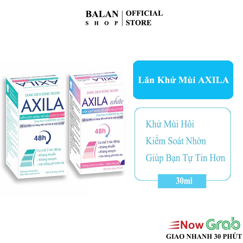 LĂN KHỬ MÙI AXILA - KIỂM SOÁT MỒ HÔI, NGĂN MÙI CƠ THỂ