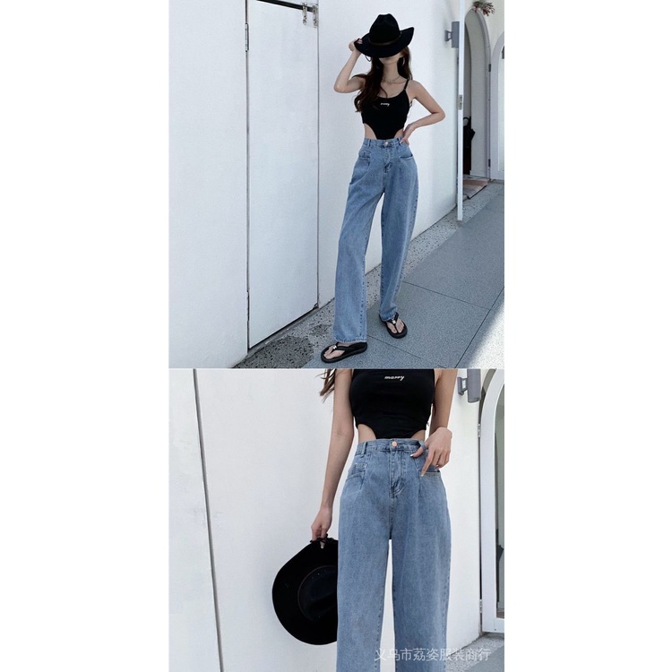 Jumpsuit Hai Dây Màu Đen Thêu Chữ Phong Cách Âu Mỹ Cá Tính Cho Nữ | BigBuy360 - bigbuy360.vn