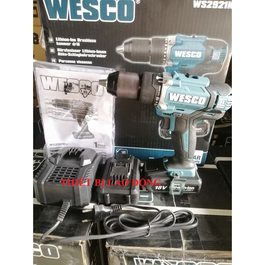 MÁY KHOAN WESCO WS2921K2