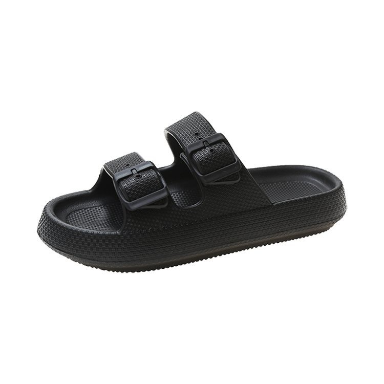 Dép Sandal Nữ 2 Quai Đế Bánh Mì 3cm Siêu Êm Chống Trơn Trượt D50