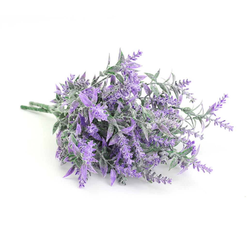 Hoa oải hương nhân tạo bằng nhựa và vải xinh xắn trang trí nội thất